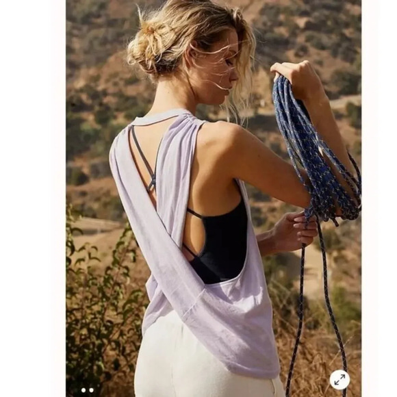 Free People No sweat tank Fear Less - Picture 1 of 8